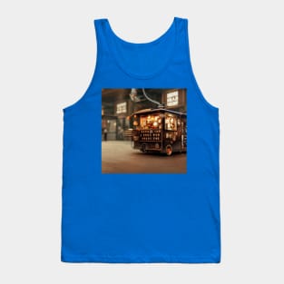 Steampunk Tokyo Ramen Cart Tank Top